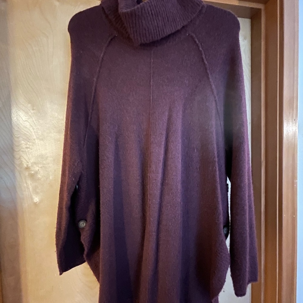 CASLON Purple Cowl Neck Sweater